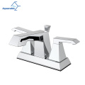 Aquacubic Chrome Finish Lead-free Brass Three hole UPC Lavatory Basin Faucet